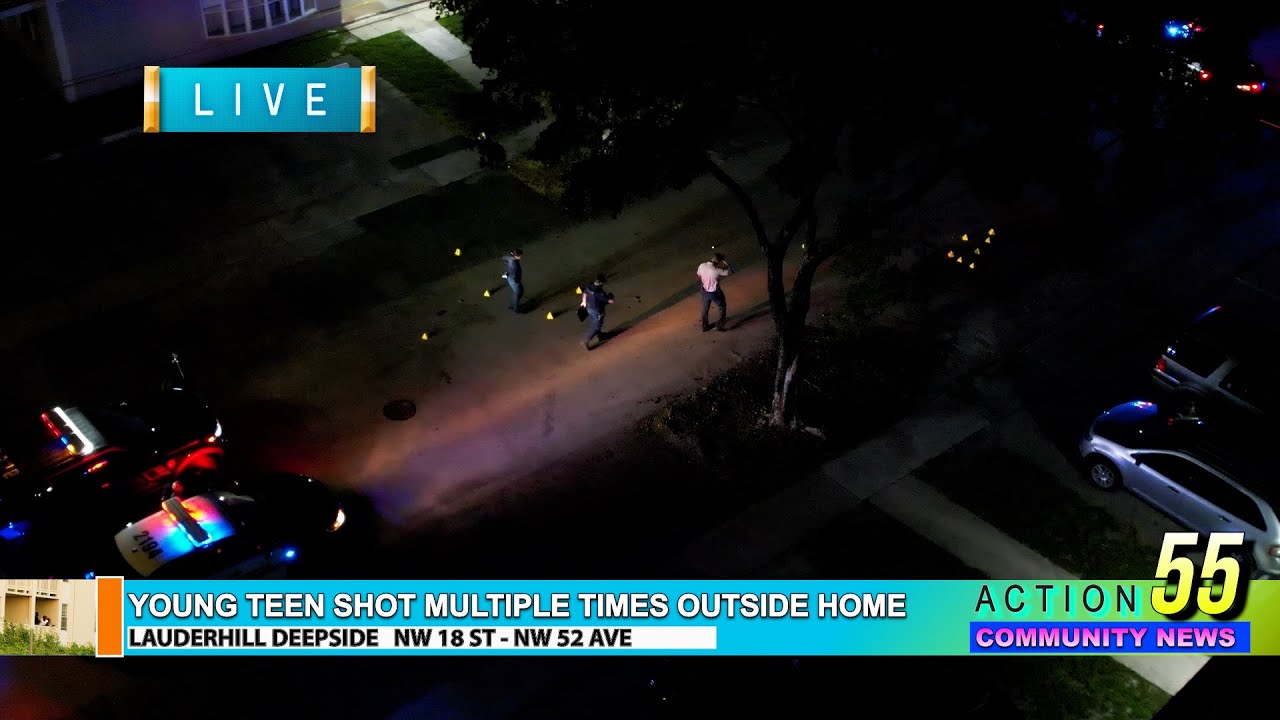 16 year old shot multiple times in deepside, Lauderhill police