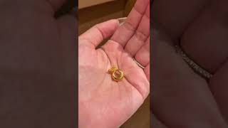 Beautiful 0.6 Gram Diamond Ring Pendant ✨ Elegant Gold Jewelry Design