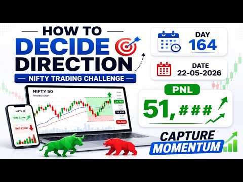 #day164 How to decide nifty direction || Option Trading Challenge || Nifty Sideways Market #trading