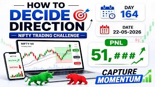#day164 How to decide nifty direction || Option Trading Challenge || Nifty Sideways Market #trading