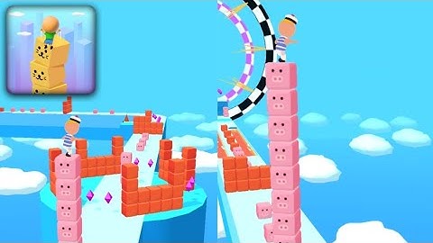 CUBE SURFER Game New Level 63-64 - All Levels Gameplay #Shorts Android,Ios
