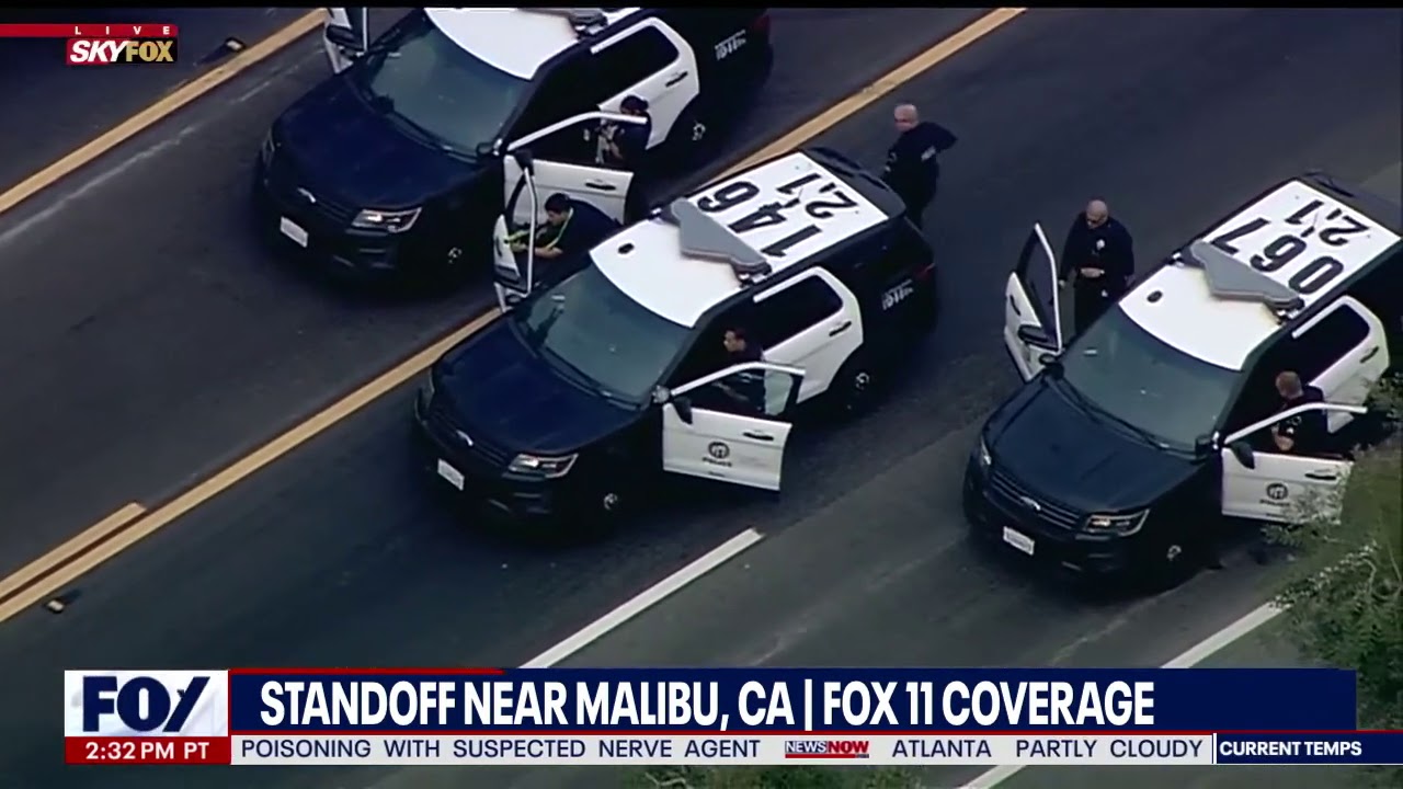 BIZARRE Brush fire, police chase, standoff suspect in custody in