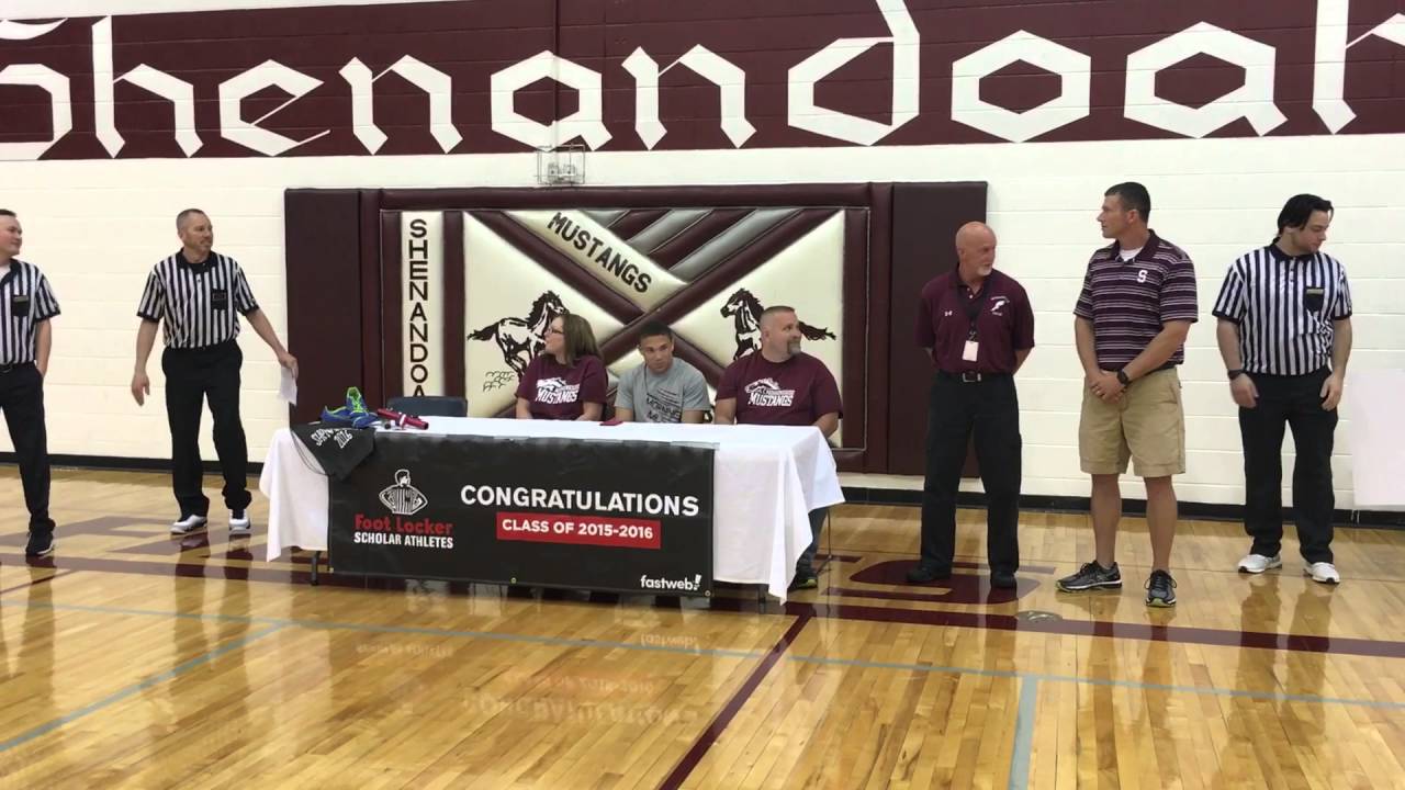 Logan Roberts receives Foot Locker scholarship YouTube