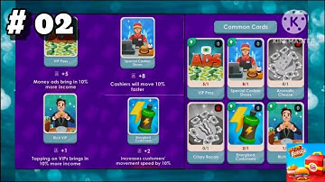Idle Burger Empire Tycoon - Getting New Cards #02