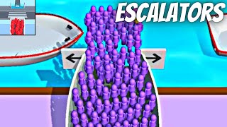 Escalators GamePlay - Mobile Game // New Mobile Game! Relaxing Game, iOS Android Games. screenshot 4