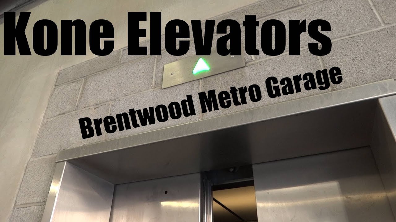 Kone Elevators Brentwood Metro Garage, Brentwood, MO YouTube