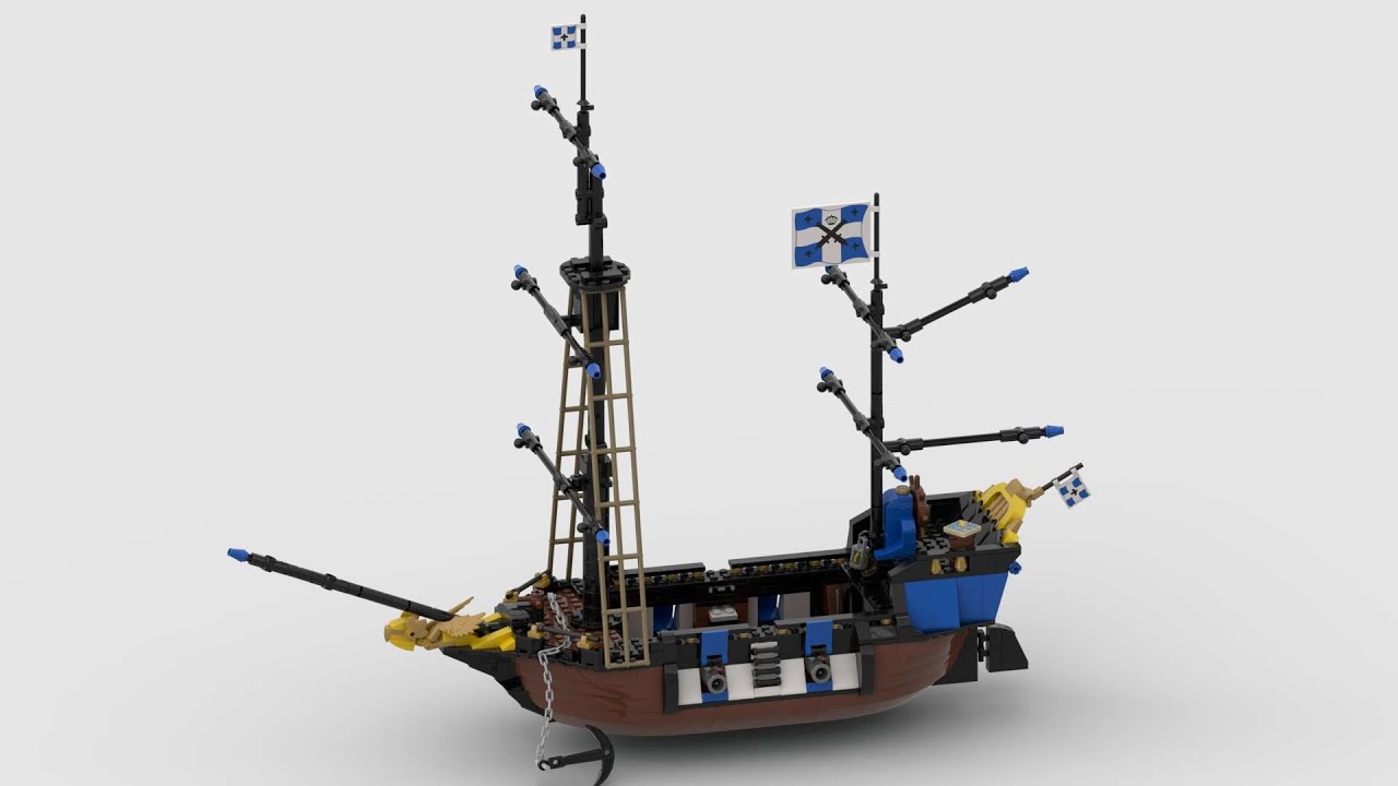 LEGO MOC-176488 Lego Remake 6274 Caribbean Clipper v2.0 by itnael