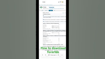 How to download Form 16B #Form16b #form26qb #tds #challan #saleofproperty #traces #vtp