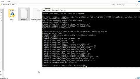 Python django creating superuser