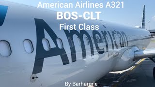 Trip Report: American Airlines | A321 | First Class | Boston, MA - Charlotte, NC