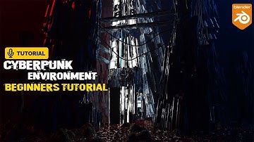 Blender Tutorial - Easy Cyberpunk Sci-Fi environment in 15 mins Tutorial | Beginners | MVA 3D