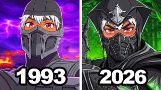 EU JOGUEI COM O NOOB SAIBOT EM TODOS OS JOGOS DE MORTAL KOMBAT