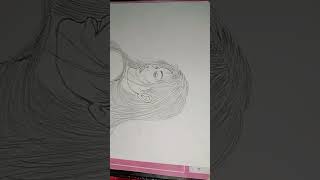how to draw a tifa Lockhart final fantasy vii remake#back side hair style#tutorial#bikini girl tifa