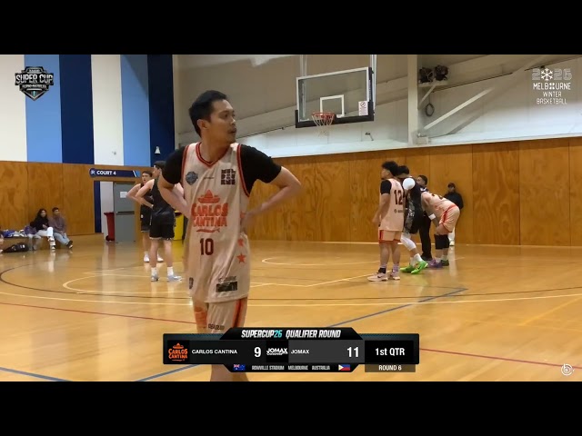 Super Cup 2026 Round 6 | Full Game | Jomax VS Carlos Cantina - 15 Aug 2026 - DLeague Australia