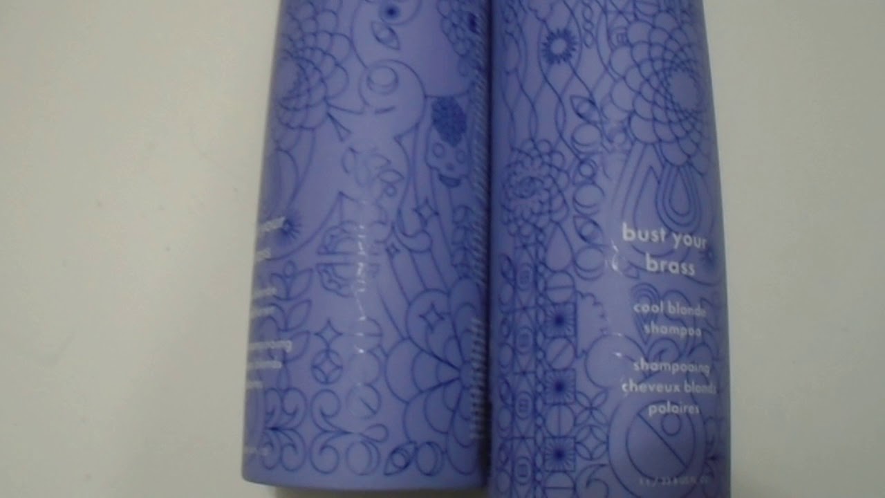 Amika Bust Your Brass Cool Blonde Shampoo & Conditioner 1L Duo review