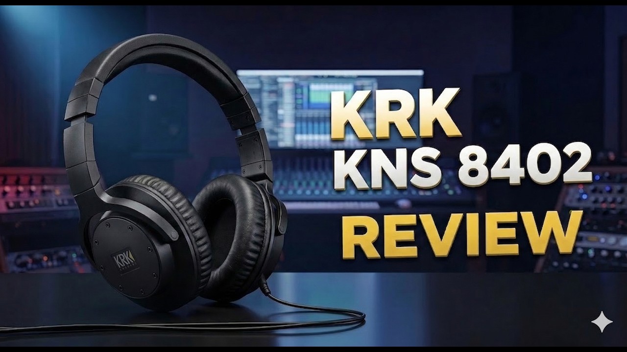 KRK KNS8402 ヘッドホンレビュー:スタジオモニタリング用、以前 KRK KNS8402 ヘッドホンレビュー:スタジオモニタリング用、以前