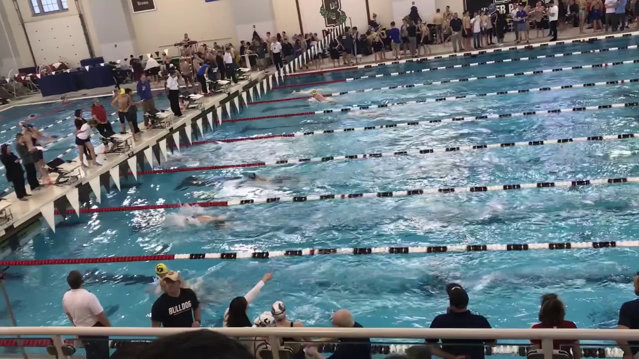 Marcel Liu 100 Breaststroke @ 2018 NE Seniors