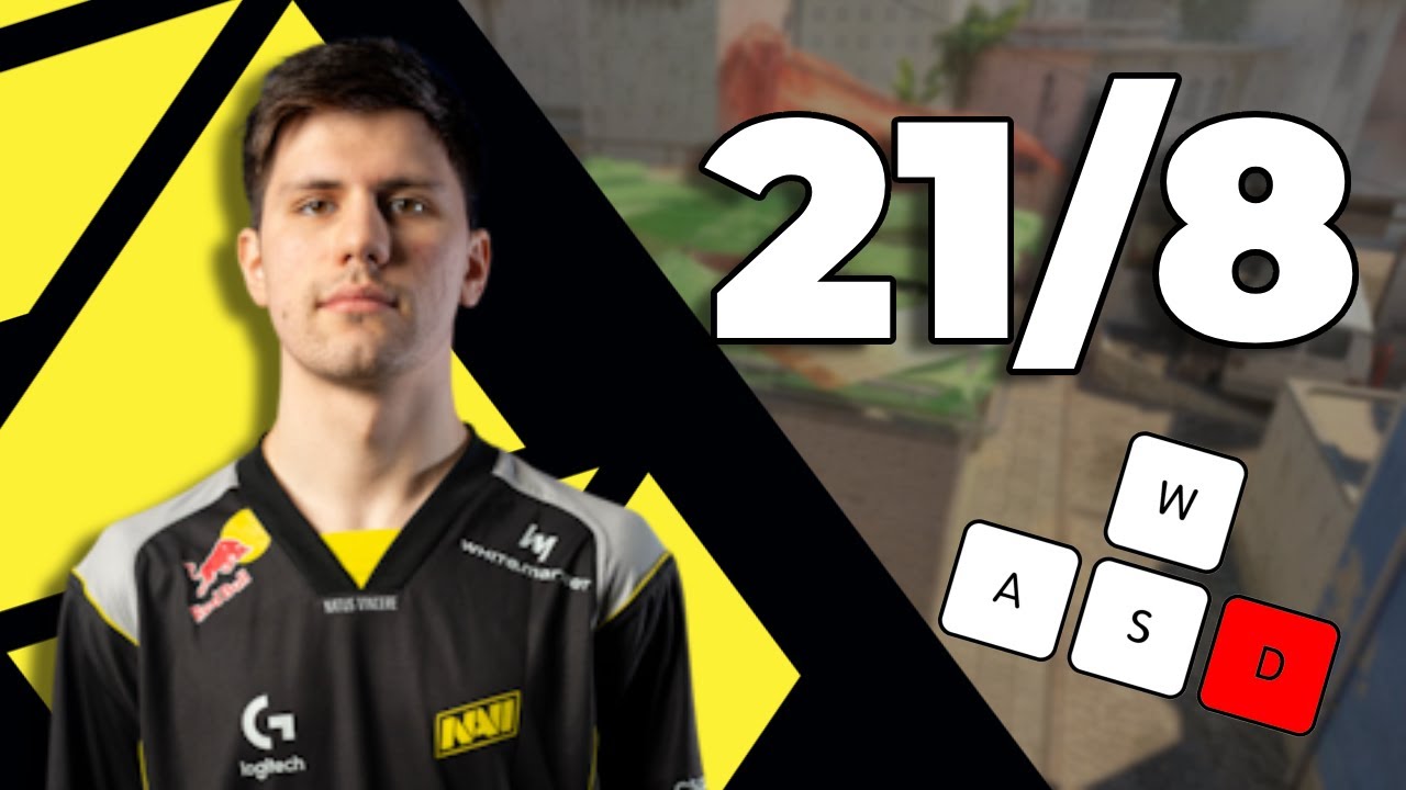 b1t POV on Faceit with keystrokes | 21/8 🤯 | CS2 PRO POVs