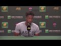 Gaël Monfils Press Conference Following BNP Paribas Withdrawal