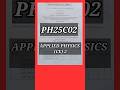 Applied Physics(CE)2- PH25C02 #ph25c02 #appliedphysics #physics2 #civil #r2025