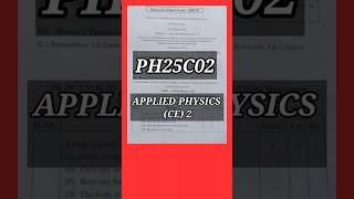 Applied Physics(CE)2- PH25C02 #ph25c02 #appliedphysics #physics2 #civil #r2025