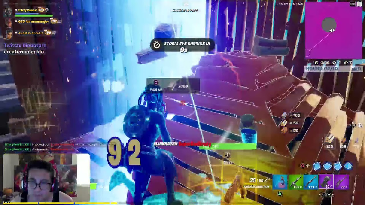 No Scope Kill in Zone Wars! (Fortnite Season 7)