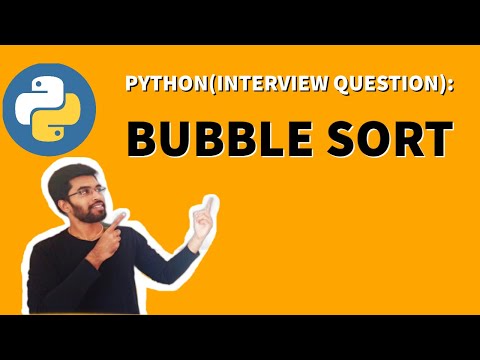 Python : Bubble Sort Algorithm