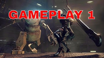 Nier Automata - Gameplay 1 - Robot Wars