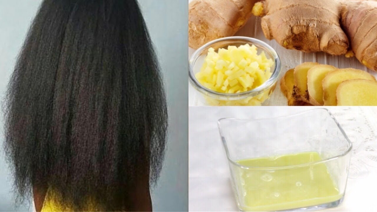 DIY GINGER HAIR MASK FOR HAIR GROWTH YouTube