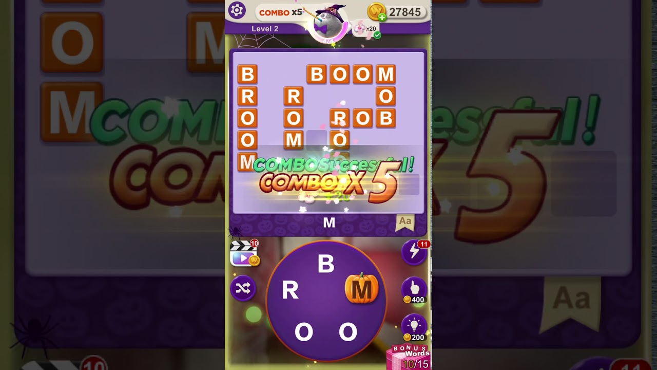 Word Villas Halloween Level 2 Solution