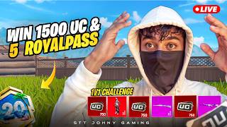 🔴 BEAT ME = WIN 5 ROYAL PASS + 1500 UC 😱 | 1v1 Subscribers Challenge! screenshot 5