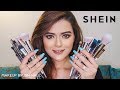 SHEIN Makeup Brush Set Haul | Affordable Makeup Brushes & Dupes For Eyes & Face Makeup | Full Review