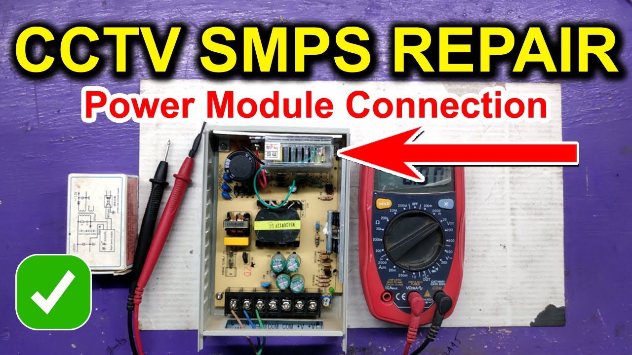 CCTV Power Supply Repair // CCTV SMPS Repair // Cp Plus SMPS Repair