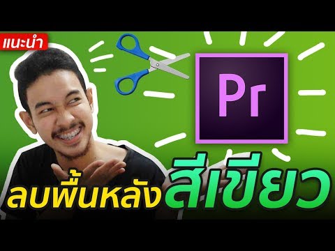 ลบพื้นหลังสีเขียวออกจากวิดีโอ (Green Screen) โปรแกรม Premiere Pro ภายใน 5 นาที!!