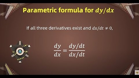 9.1 Parametric Equations