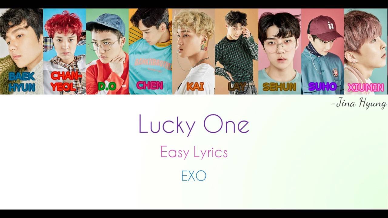 Lucky One Exo Easy Lyrics - YouTube