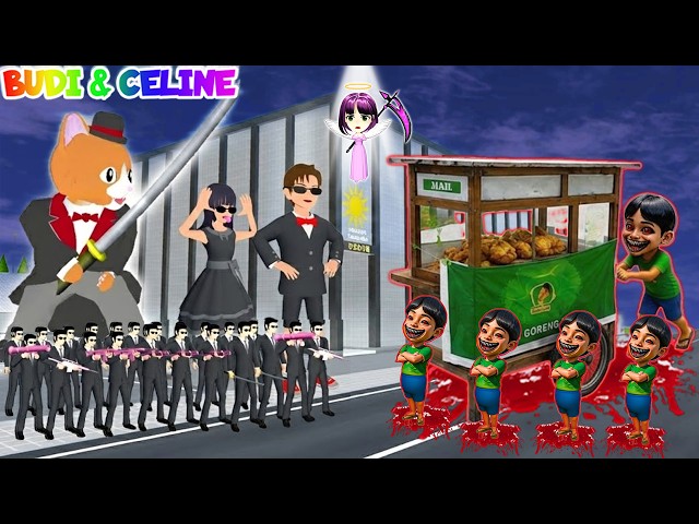 Yuta Mio Bocil Yakuza VS MAIL EXE RAKSASA |Yakuza Panggil Catbutler Raksasa| Sakura School Simulator