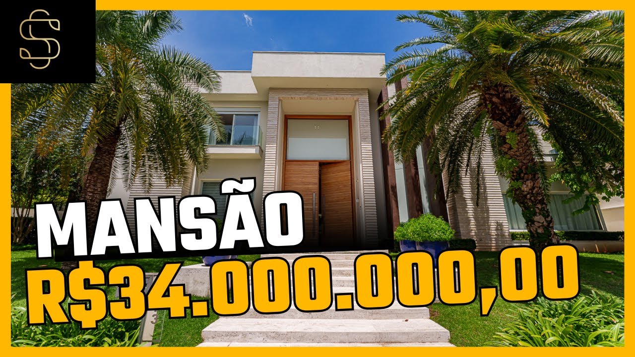 Mansão Cinematográfica de R$34.000.000,00 em ALPHAVILLE | Sena Real Estate