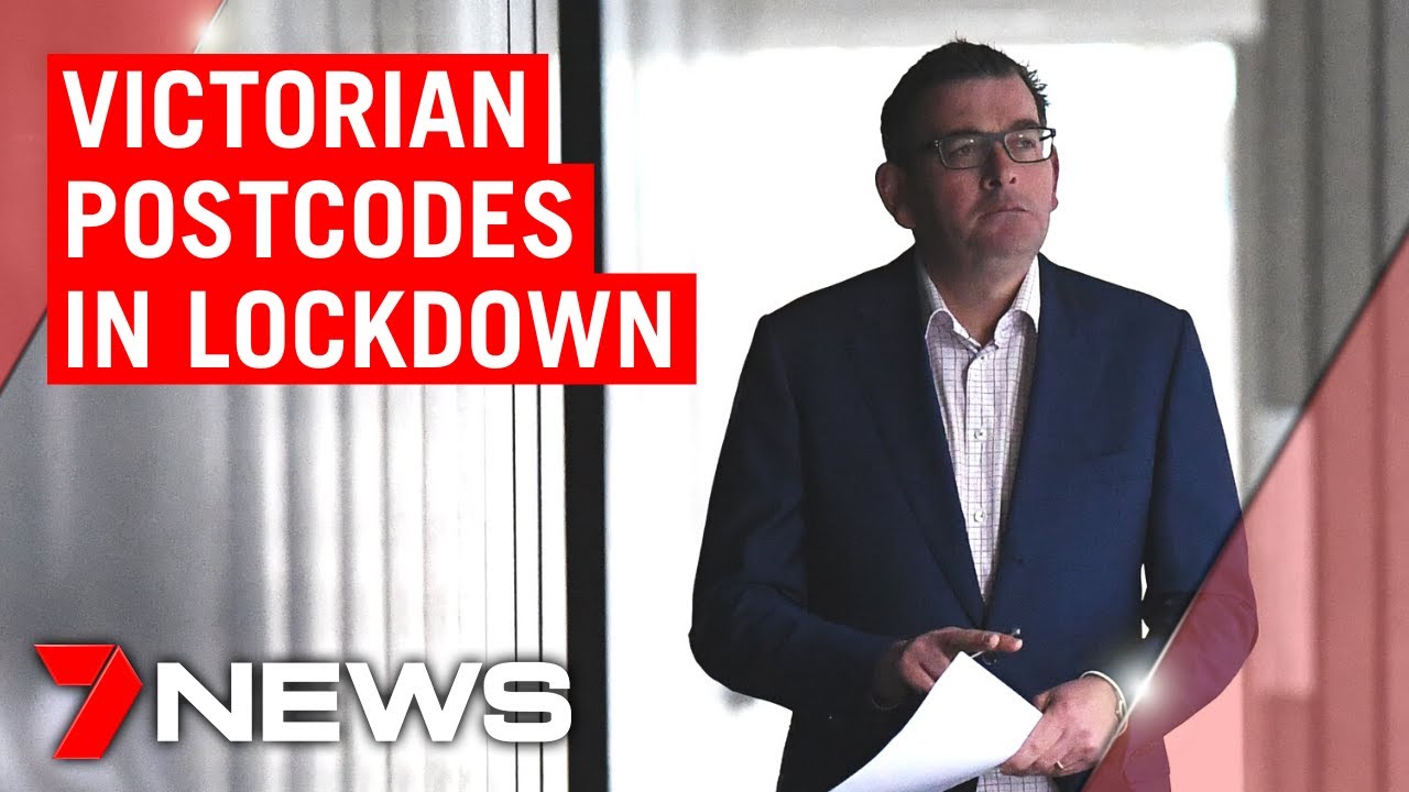 Coronavirus Ten Melbourne Covid 19 Hotspot Postcodes To Go Into Lockdown 7news Youtube