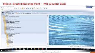GU SAP S4H PM Measuring Point and Measuring Document