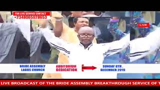 LIVE: BREAKTHROUGH SERVICE THURS. 3RD OCTOBER 2019 BRIDE ASSEMBLY screenshot 2