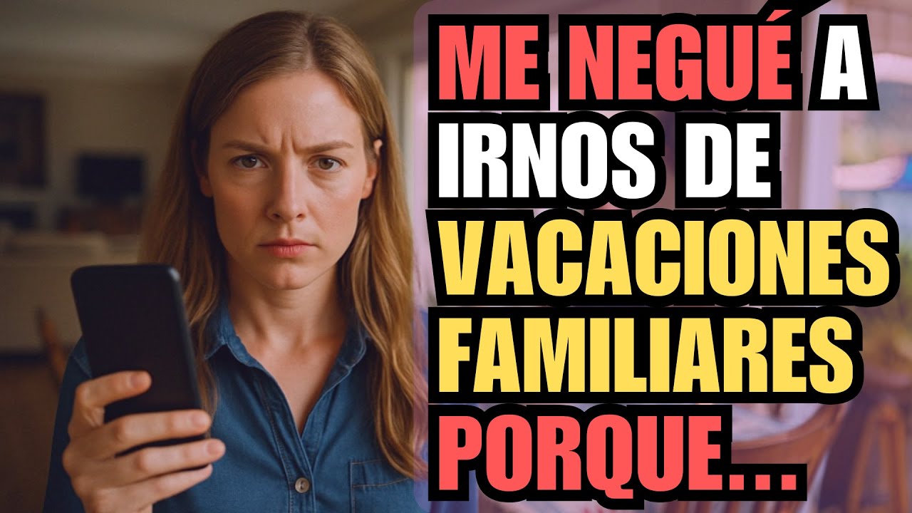 ME NEGUÉ A IRNOS DE VACACIONES FAMILIARES PORQUE MI HERMANA INVITÓ A SU NUEVO NOVIO —MI EXESPOSO...