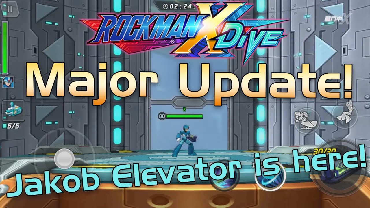 Mega Man X DiVE - Major Update Coming! Jakob Elevator Challenge, New Stages, Level Cap Raise, & More