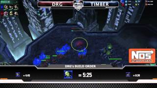 NOS Pro Performance Tip #13 - DRG's Zerg Build (Starcraft 2 Tip)