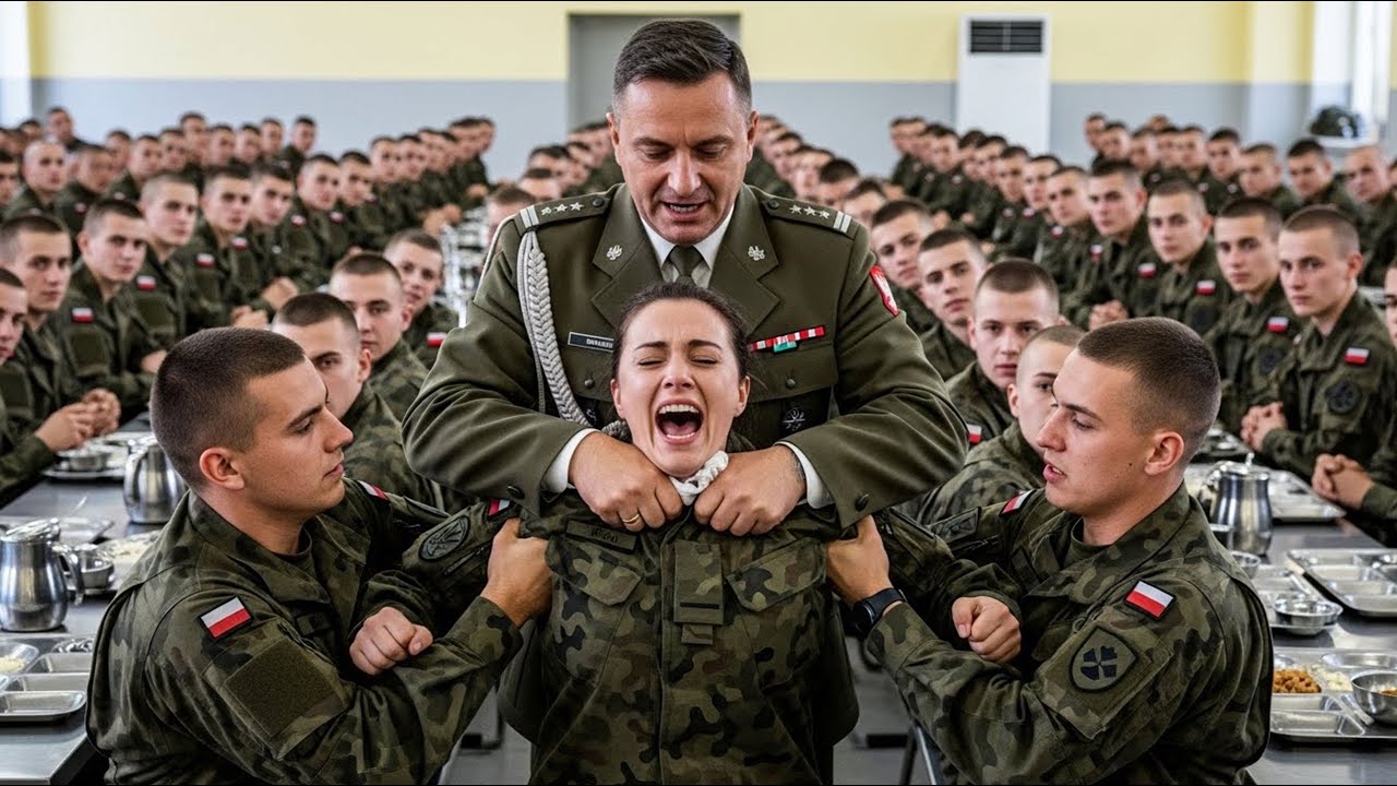 TRZEJ OFICEROWIE UPOKORZYLI JĄ W STOŁÓWCE; NIE WIEDZIELI, ŻE TO LEGENDARNA GENERAŁ UDT 4★