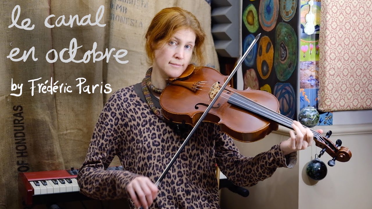 Le canal en octobre (Frédéric Paris) on viola