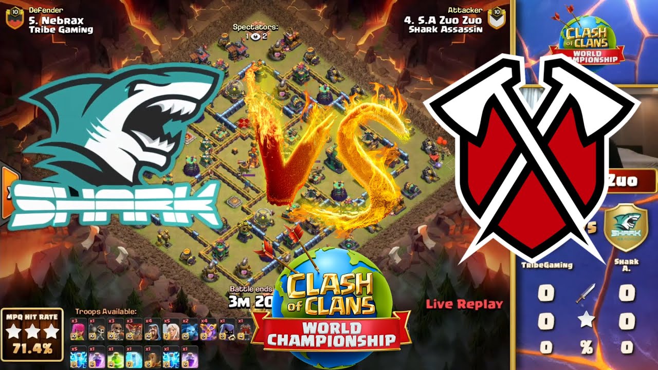 Tribe Gaming VS Shark Assassin | Coc tournament 2021 | coc world championship