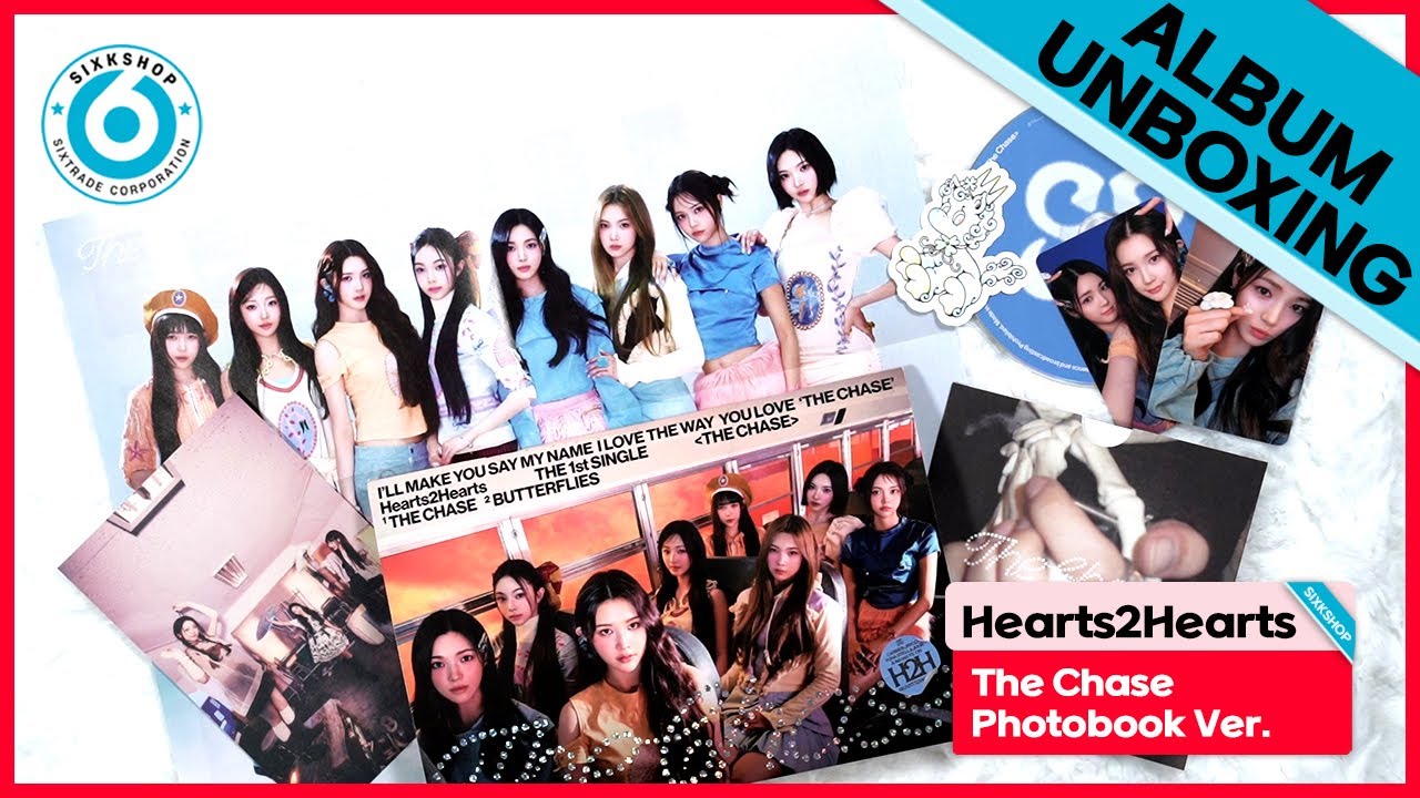 UNBOXING] Hearts2Hearts The 1st Single Album The Chase (Photo Book