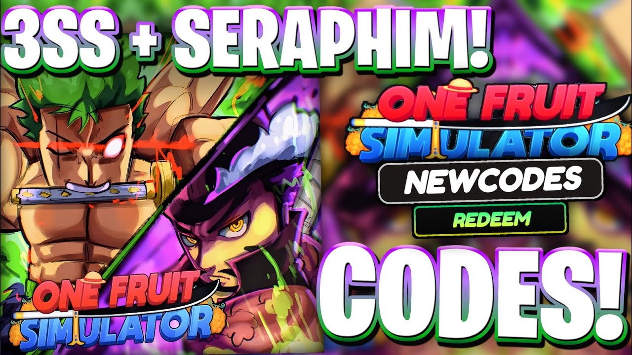 ⚙️*3SS STYLE* ALL 3SS + SERAPHIM RACE UPDATE CODES IN ONE FRUIT! Roblox One Fruit Simulator Codes