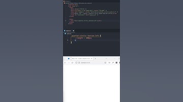 Basic CSS - Create a Quarter Circle Shape (Bottom-Left) #shorts